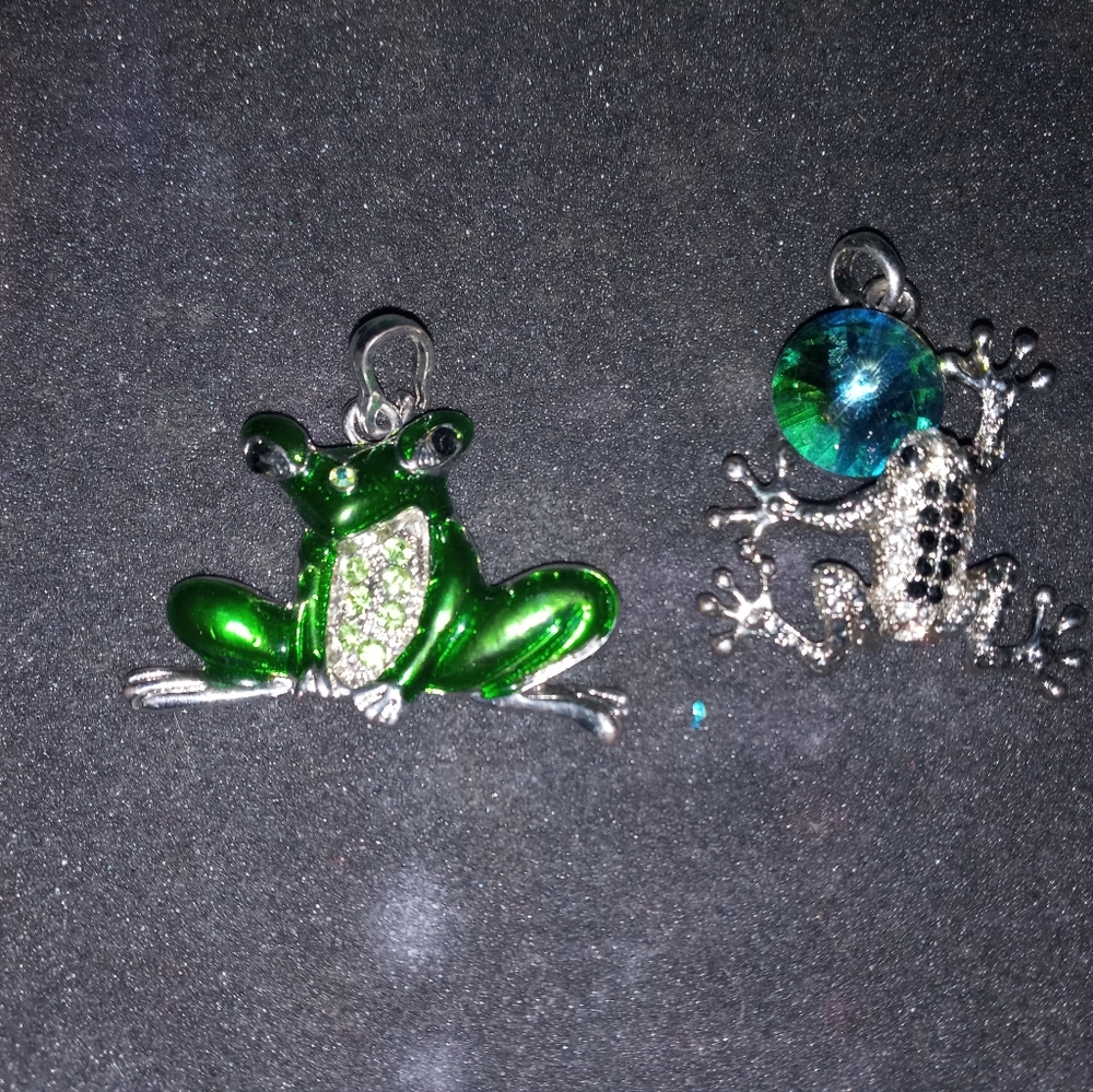 Frog pendants